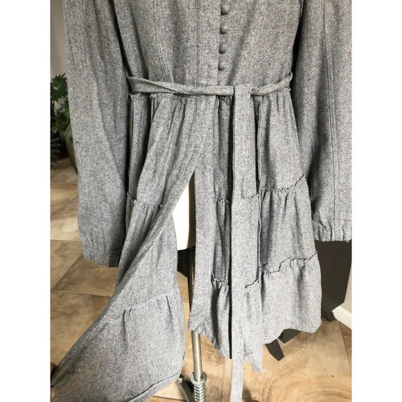 SOLD hazel hazel hazel Ruffled Button Front Jacket L - Picture 3 of 11